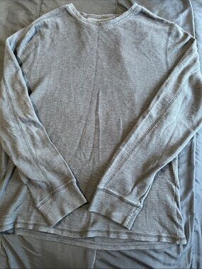 Buffalo David Bitton Charcoal Thermal Long Sleeve